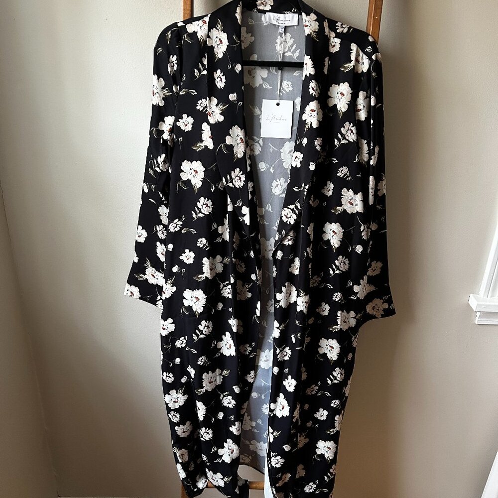L ' Academie  'The Robe" Floral Duster